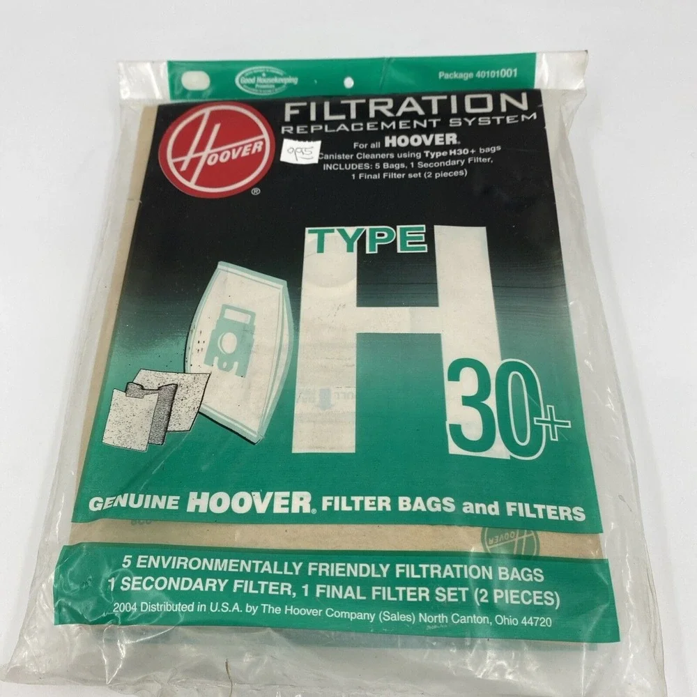 Hoover Filtration Replacement‎ System 15 Vacuum Bags Type H30+3 Filters NIP